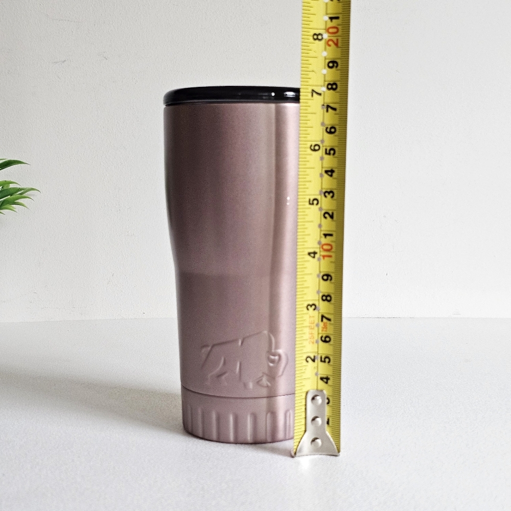 Silver Buffalo Double Walled Vacuum Insulated Stainless Steel Mauve Tumbler 20OZ - Picture 14 of 14